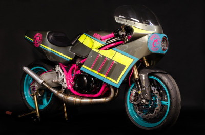 Inspirasi Miami Vice Dalam Cafe Racer Yamaha thumbnail